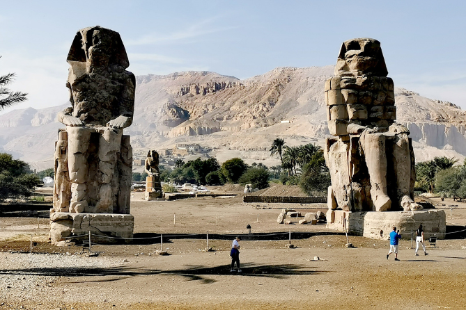 Memnon colossi